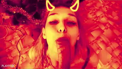 Devilish hottie gets becerdin gerçekten iyi ve gets boşalmak üzerinde ona göt